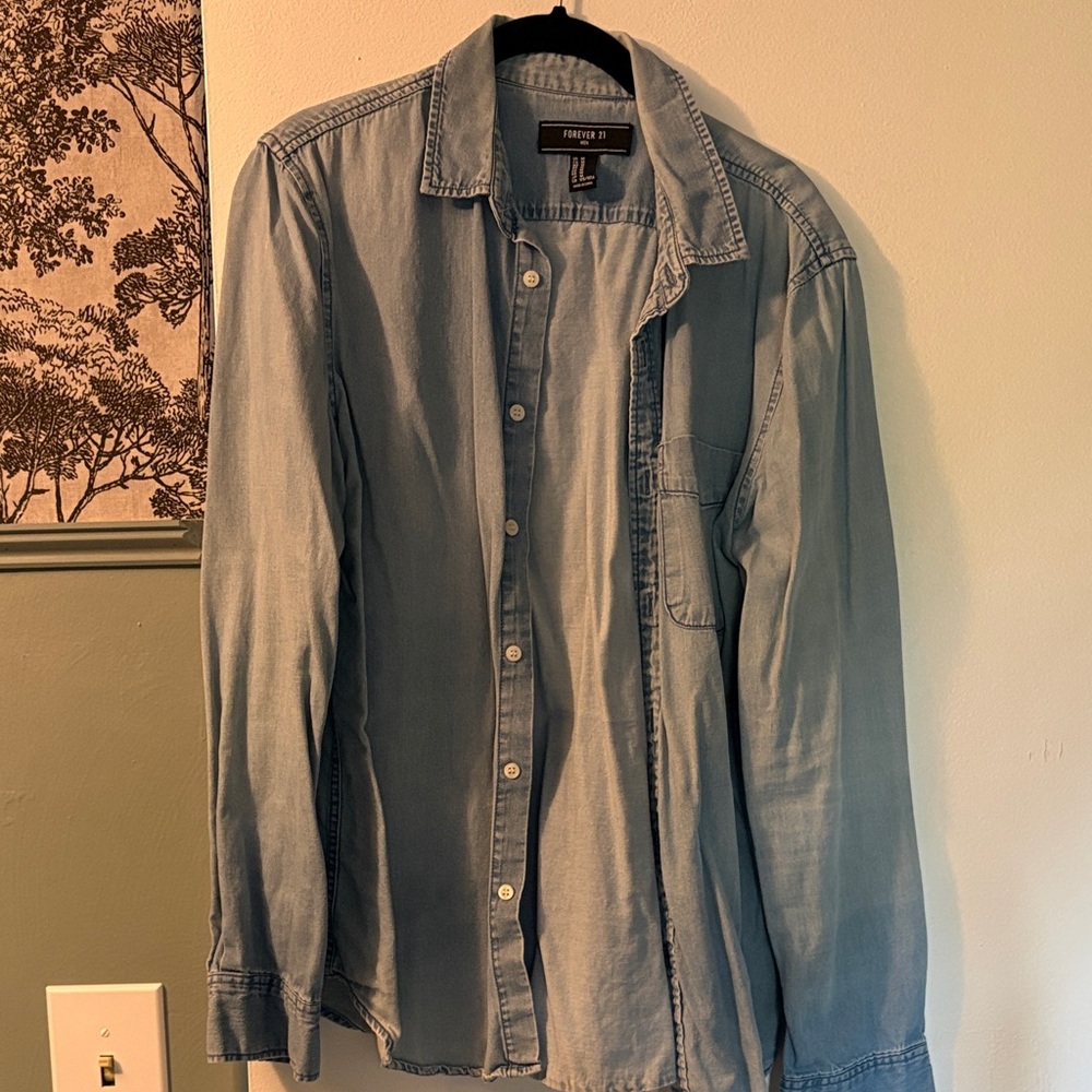 Denim Button-Up shirt
